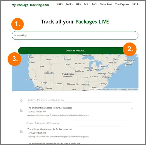 how i check my Yun Express delivery time