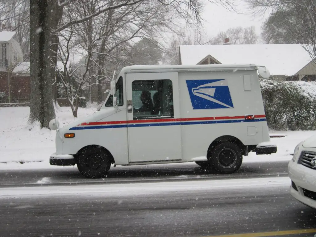 usps caminhão